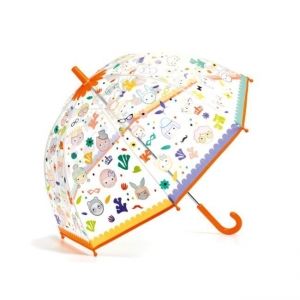 Djeco чадър Faces със сменящи се цветове