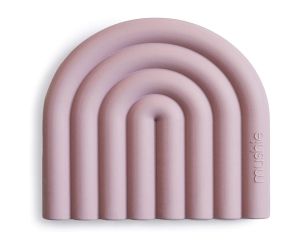 Mushie силиконова гризалка Rainbow Mauve