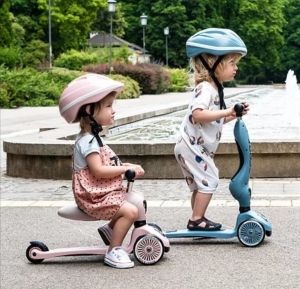 Scoot and Ride Детска тротинетка 2в1 Highwaykick 1 Blueberry