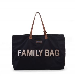 CHILDHOME чанта Family Bag черно/златно