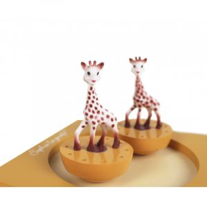 Дървена музикална кутия Жирафчето Софи, Caramel