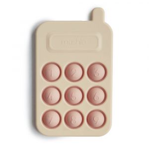 Mushie образователна играчка Телефон Blush