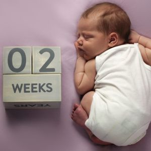 Pearhead дървени кубчета за отбелязване на важните моменти от бременността и живота на вашето дете
