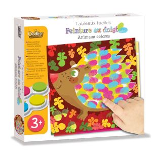 Crea Lign Игра за рисуване с пръсти “Цветни животни“