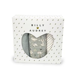 Billy loves Audrey комплект муселинови пелени Градина