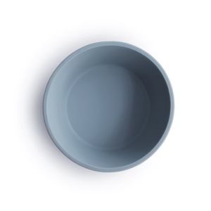 Mushie силиконова купа с вакуум Powder Blue