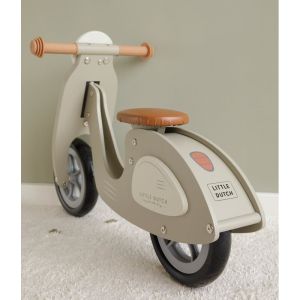 Little Dutch Дървено балансно колело Olive Vespa