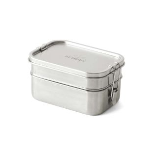 Eco Brotbox двойна стоманена кутия за храна Yogi Double+ 1л.