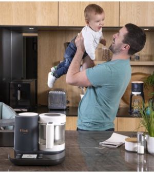 BEABA Babycook smart® готварски робот за здравословна бебешка храна - Charcoal Grey
