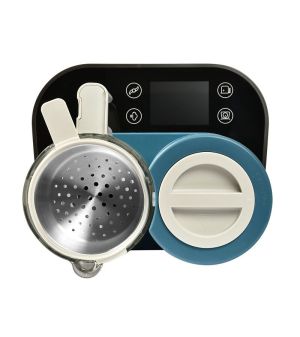 BEABA Babycook smart® готварски робот за здравословна бебешка храна – Peacock Blue
