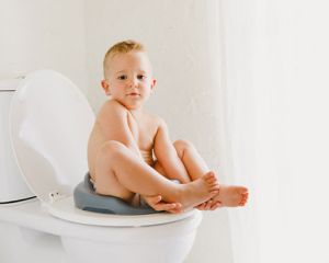 BUMBO седалка за тоалетна от пяна Toilet Trainer Cool Grey