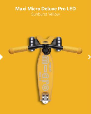 Micro Maxi Deluxe Pro LED Sunburst Yellow
