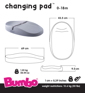 Bumbo Подложка за проповиване и игра Taupe