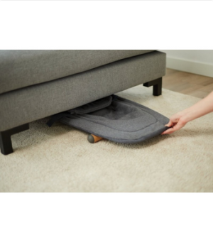 CHILDHOME Сгъваем шезлонг за люлеене EVOLUX, Natural Anthracite