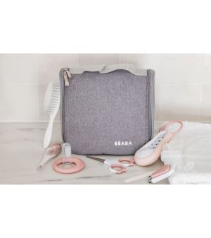 BEABA Тоалетен Несесер 9 Части Old Pink