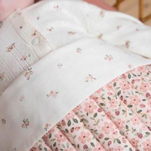 Little Dutch Ватирано Двустранно Одеяло 110х140 Fairy Floral & Fairy Blossom