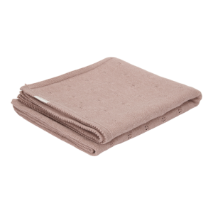 Little Dutch Бебешко Плетено Одеяло Pure Pink Blush 70 x 100 cm