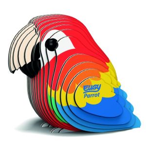 EUGY 3D Фигурка за сглобяване Папагал 