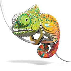 EUGY 3D Фигурка за сглобяване Хамелеон 