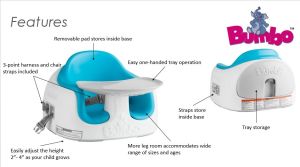 BUMBO столче Multi Seat 3 етапа Heather